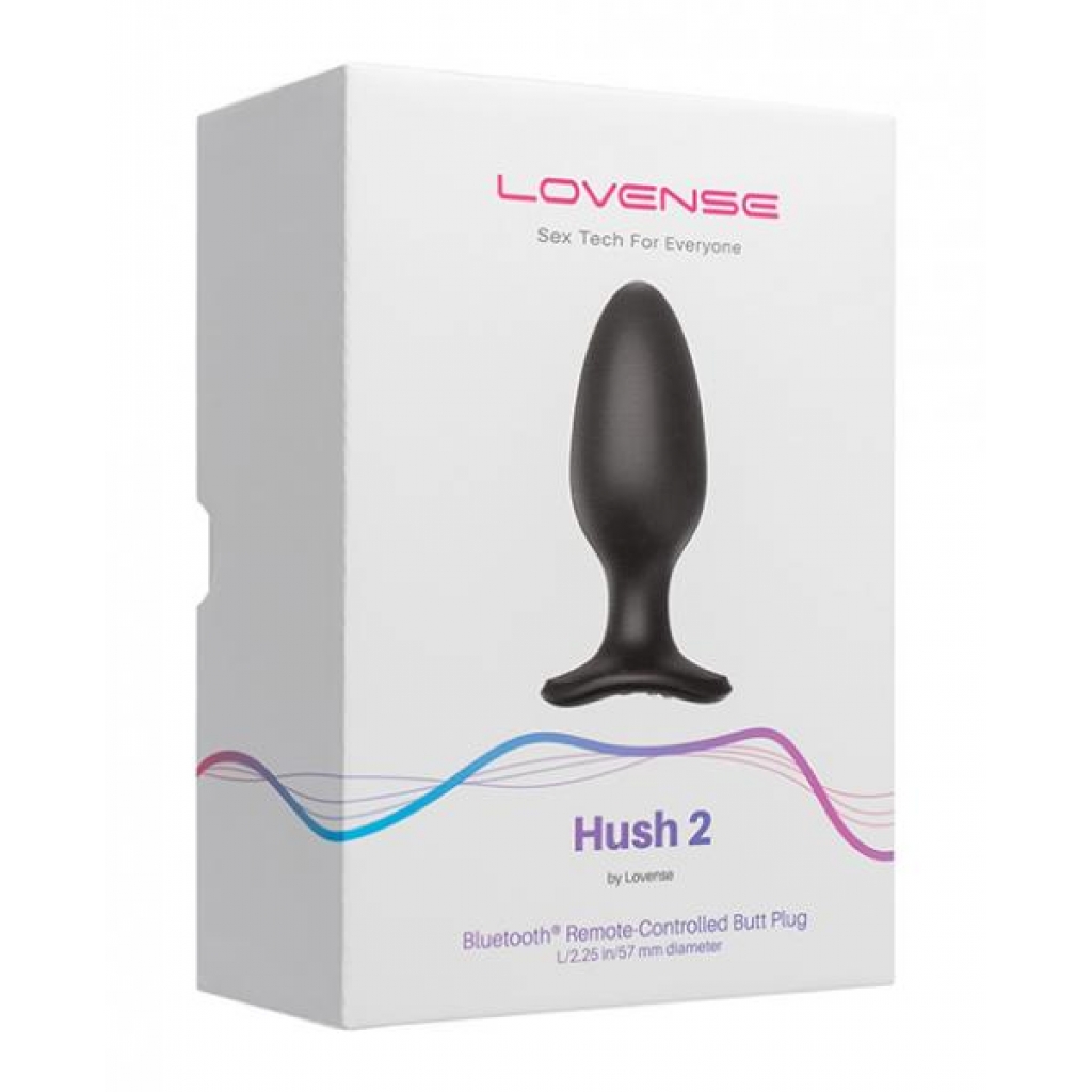 Lovense Hush 2 Vibrating Butt Plug - Black