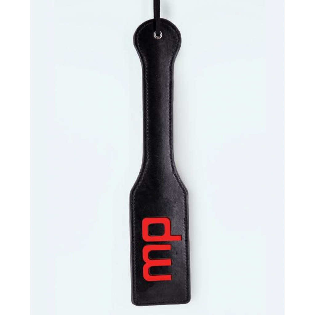 Lust PU Leather MP Paddle - Black