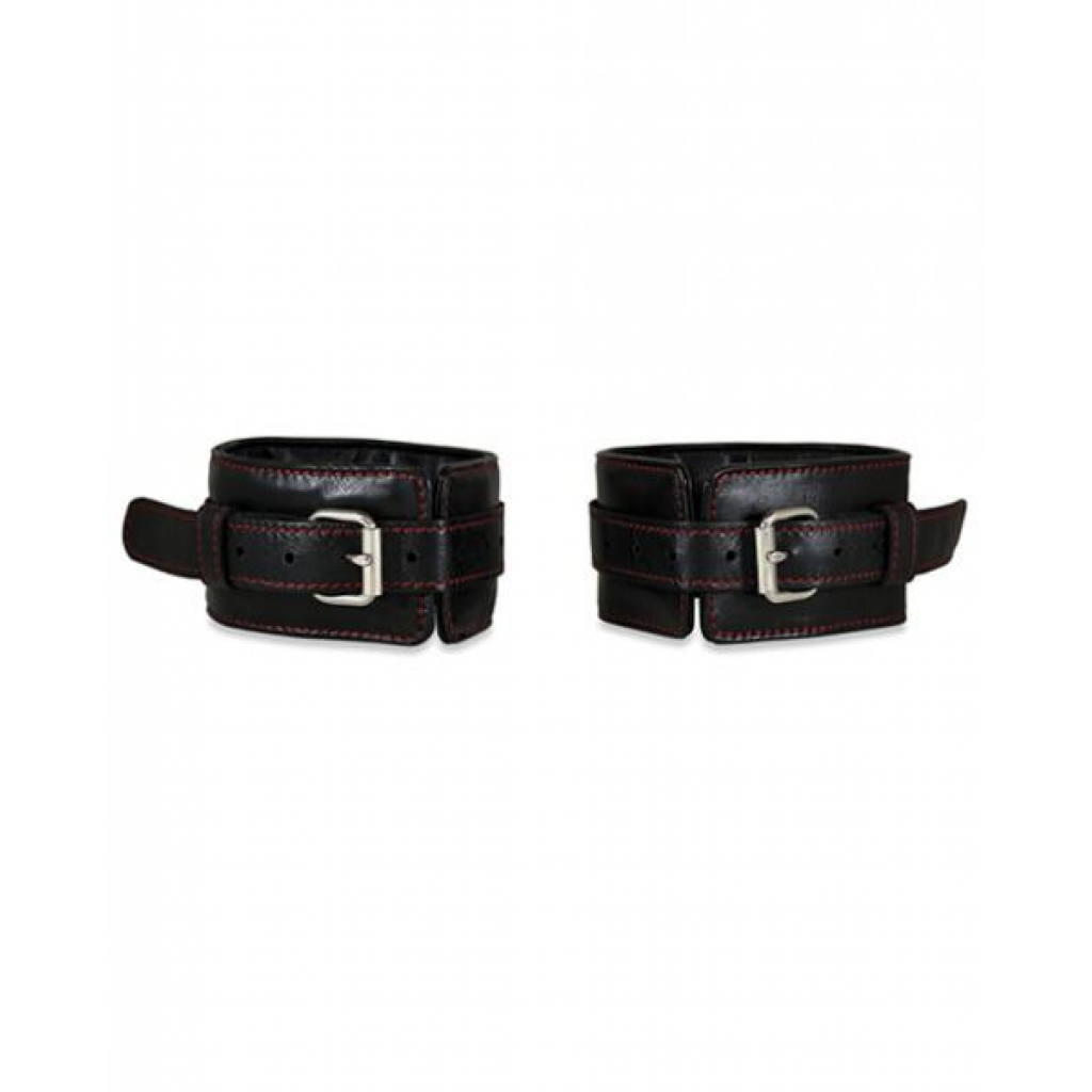 Sultra Lambskin Ankle Cuffs - Black