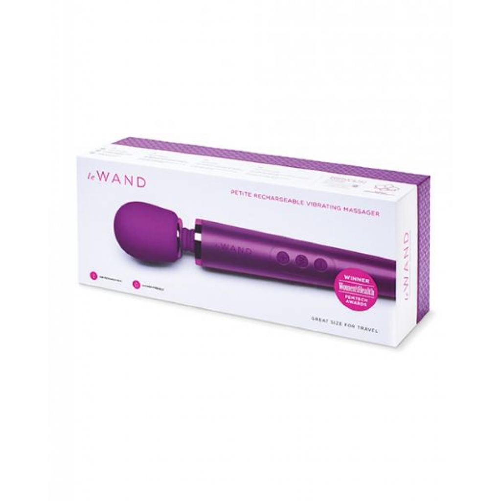 Le Wand Petite Rechargeable Massager - Cherry Purple