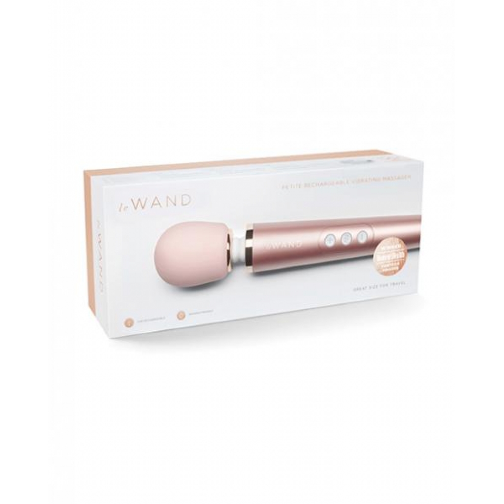 Le Wand Petite Rechargeable Vibrating Massager - Rose Gold