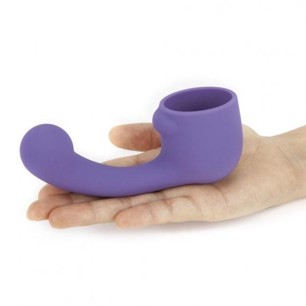 Le Wand Curve Petite Weighted Silicone Attachment Purple