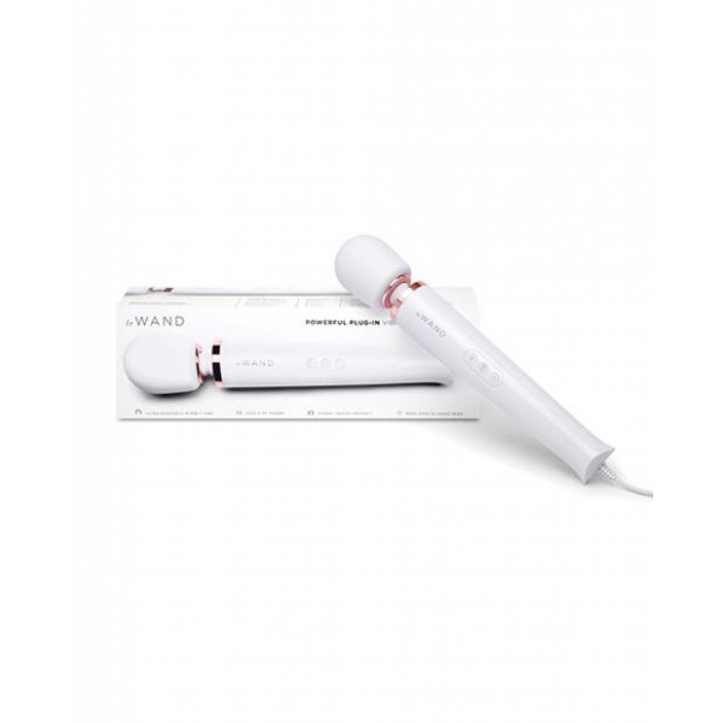 Le Wand Plug-in Vibrating Massager - White