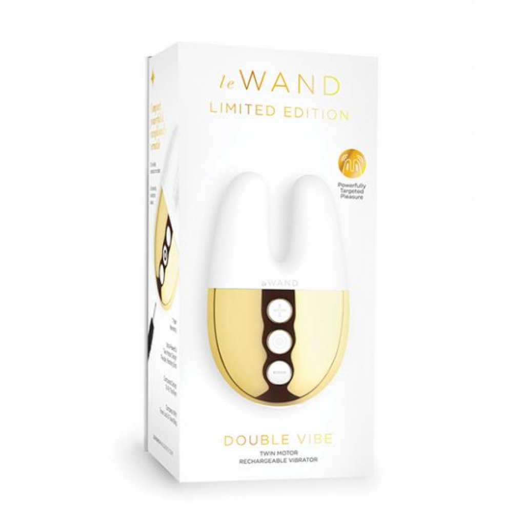 Le Wand Double Vibe - Powerful White Gold Design