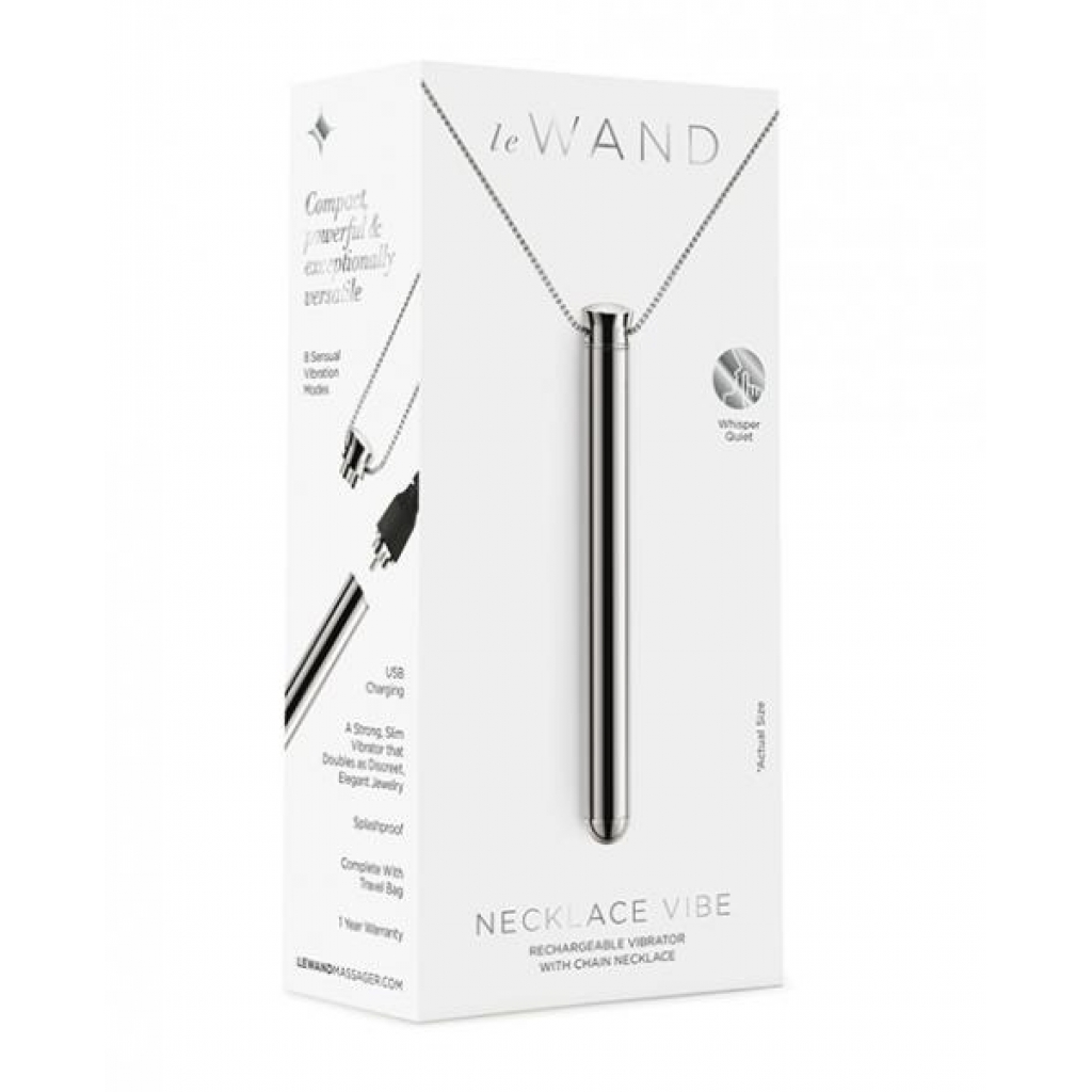 Le Wand Vibrating Necklace - Silver