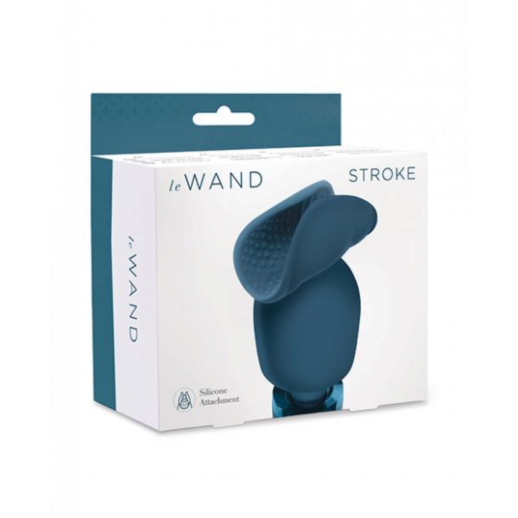 Le Wand Stroke Penis Play Attachment - Blue