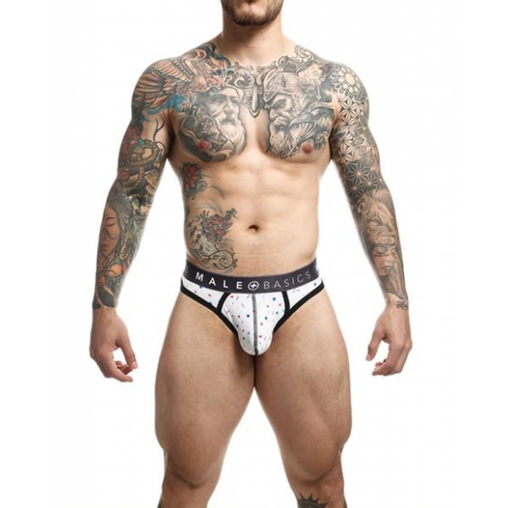 Male Basics Sexy Pouch Thong - Confetti LG