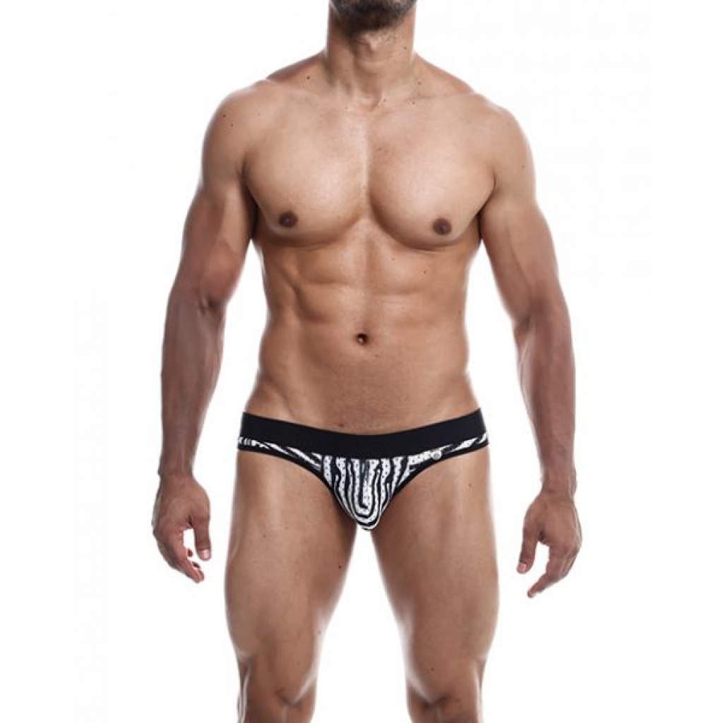 Male Basics Mob Aero Jock - Zebra Design