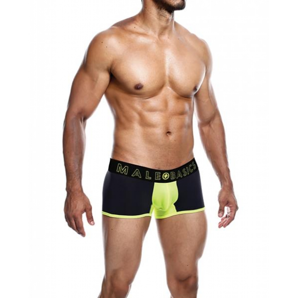 Male Basics Neon Trunk - Yellow Large