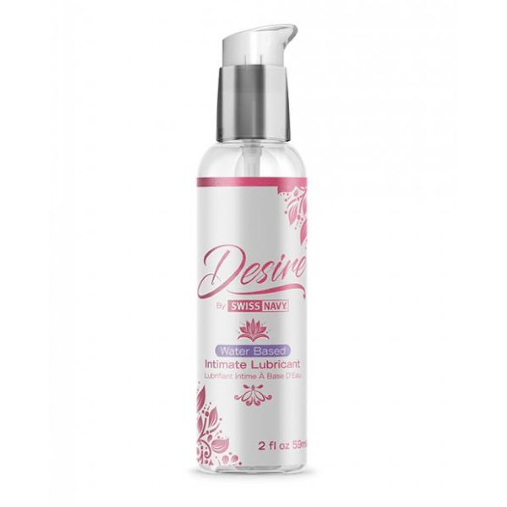 Swiss Navy Desire Water-Based Intimate Lubricant - 2 Oz