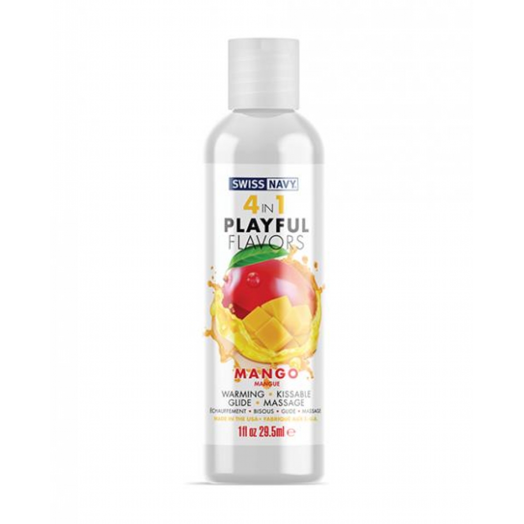 Swiss Navy 4-in-1 Playful Flavors - Mango - 1 oz