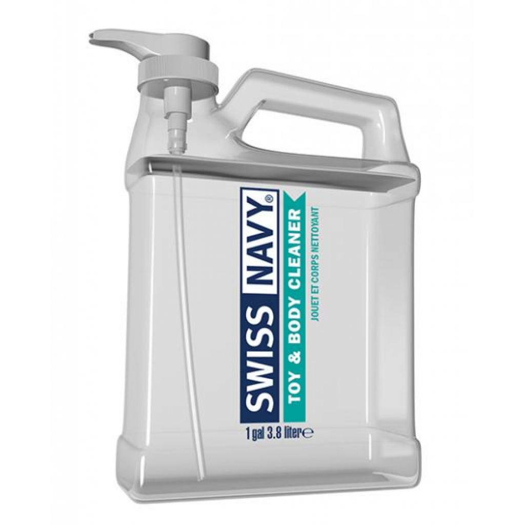 Swiss Navy Toy & Body Cleaner - 1 Gal Pump