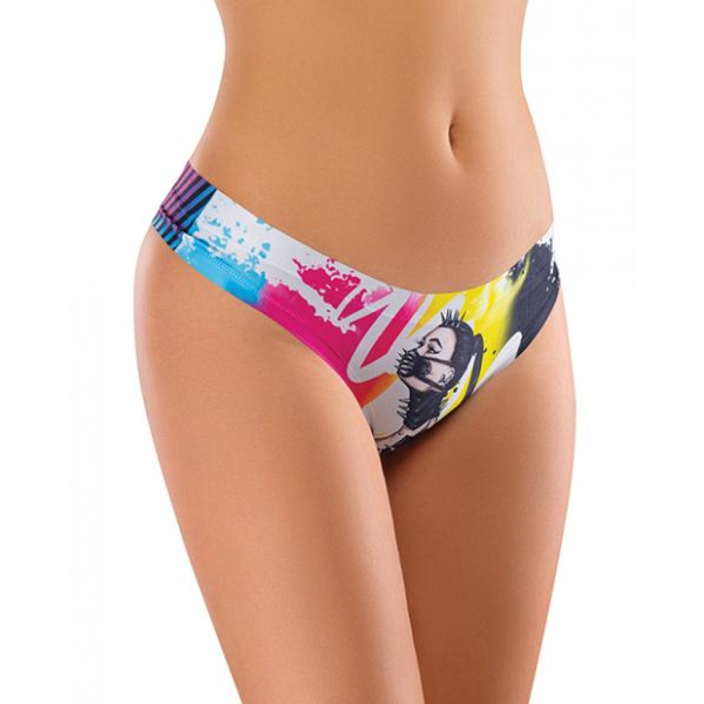 Mememe Cabal Margot Printed Thong Large