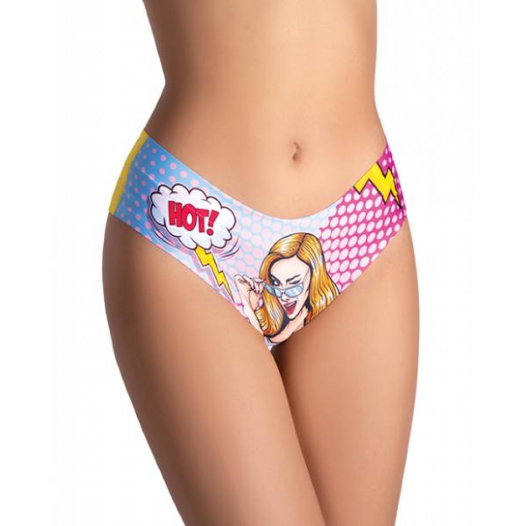 Mememe Comics Hot Girl Printed Slip - Small