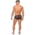 Hoser Stretch Mesh Micro Mini Shorts - Black