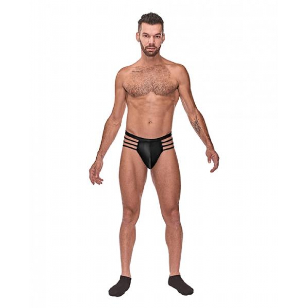 Cage Matte Thong - Black S/M