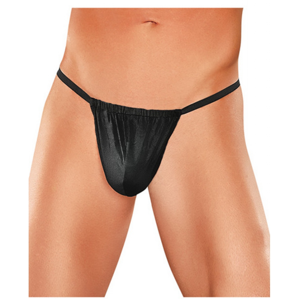 Male Power Posing Thong - Black