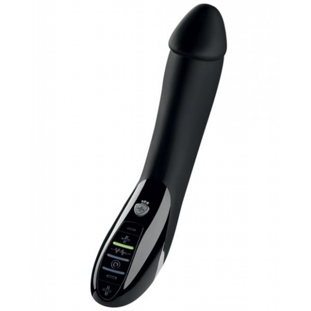 Mystim Tickling Truman E-Stim Vibrator - Black