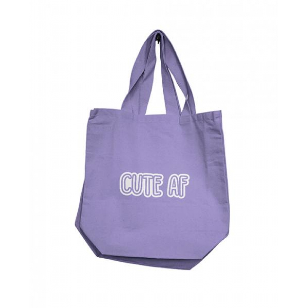 Nobu Cute Af Reusable Tote - Lilac