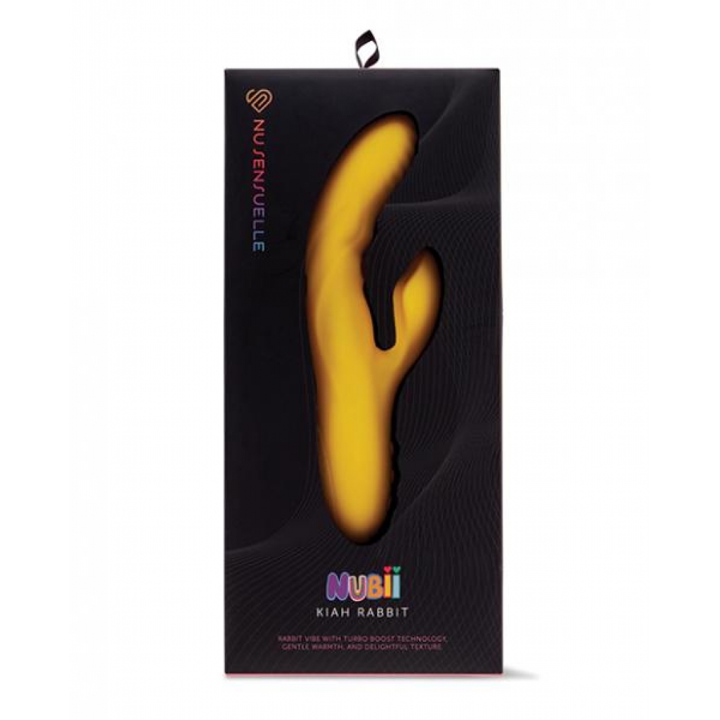 Nu Sensuelle Nubii Kiah Heating Rabbit - Yellow