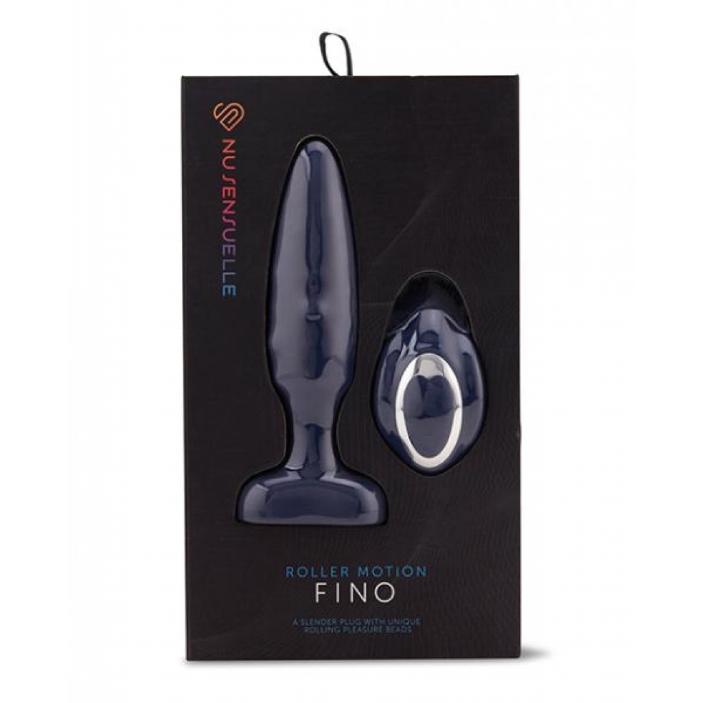 Nu Sensuelle Fino Roller Motion Plug - Navy Blue