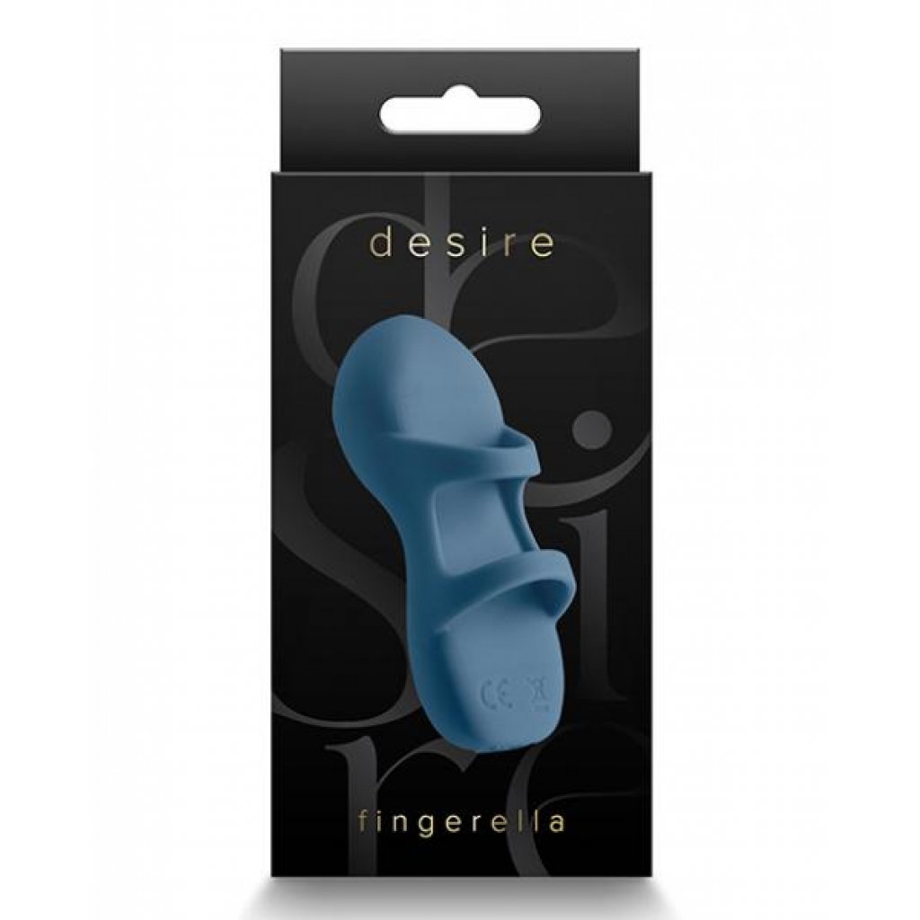 Desire Fingerella - Versatile Pleasure Tool - Navy Blue