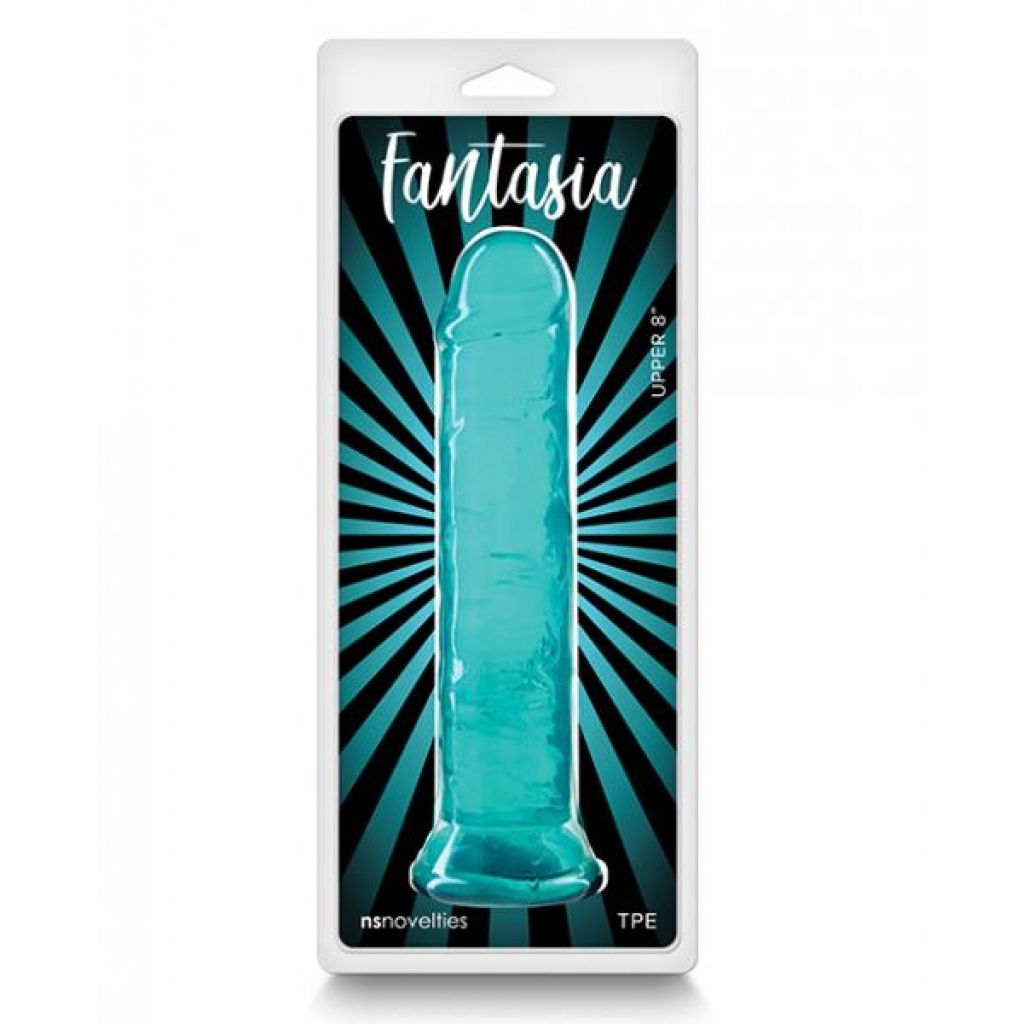 Fantasia Upper 8-Inch Dildo - Teal