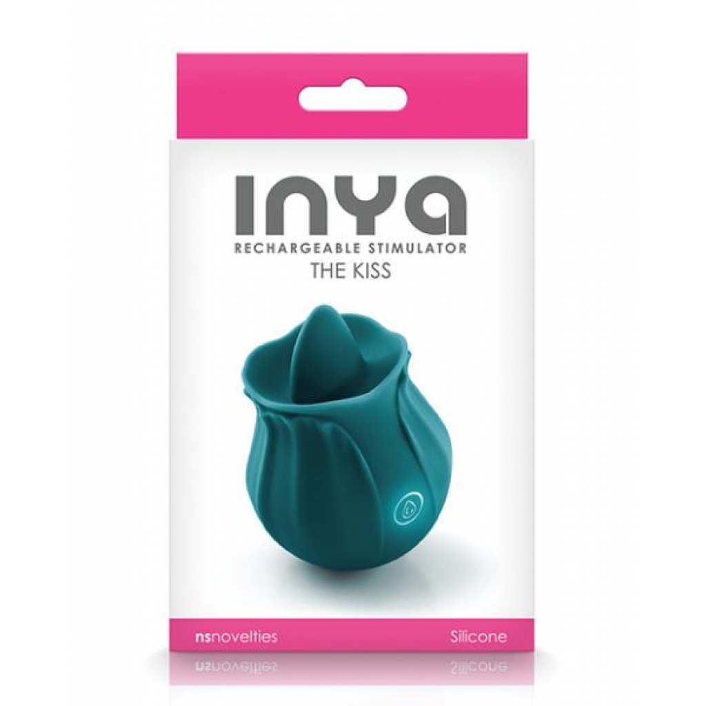 Inya The Kiss Rechargeable Vibe - Dark Teal Green