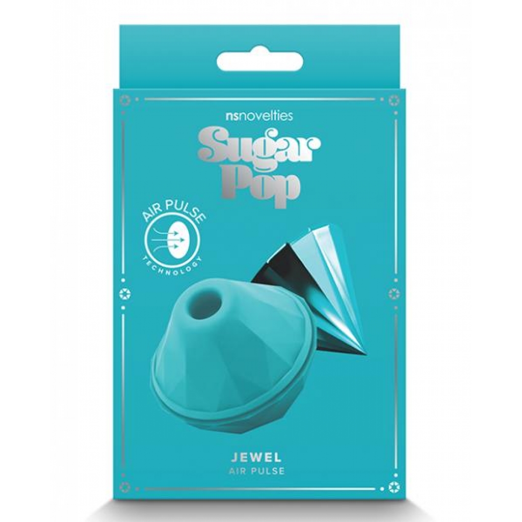 Sugar Pop Jewel Air Pulse Vibrator - Teal