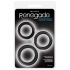 Renegade Diversity Rings - Black Pack Of 3