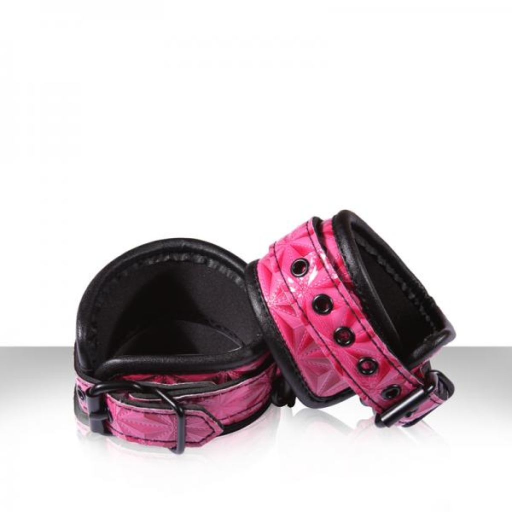 Sinful Wrist Cuffs - Pink Submissive Restraint