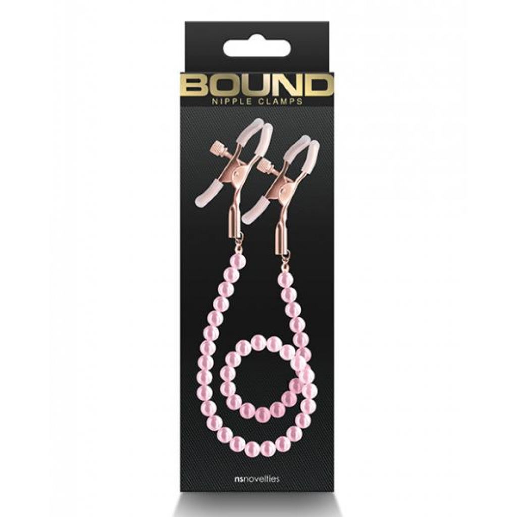 Bound Adjustable Nipple Clamps - Pink Comfort