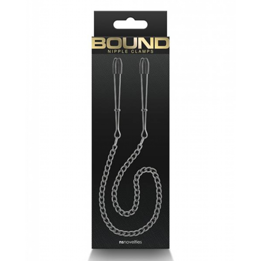 Bound Dc3 Nipple Clamps - Gunmetal Smoke