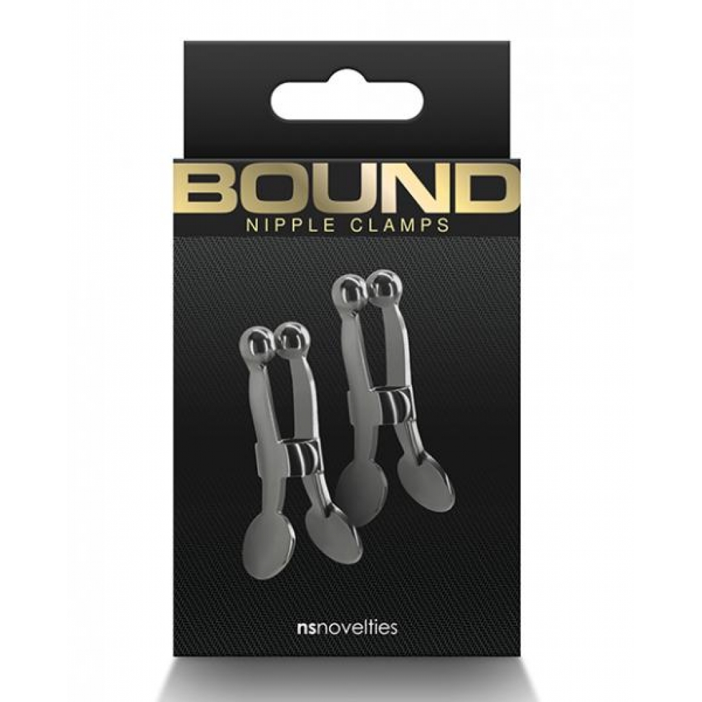 Bound C1 Nipple Clamps - Gunmetal Smoke