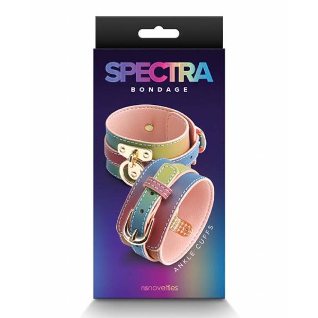 Spectra Bondage Ankle Cuff - Rainbow