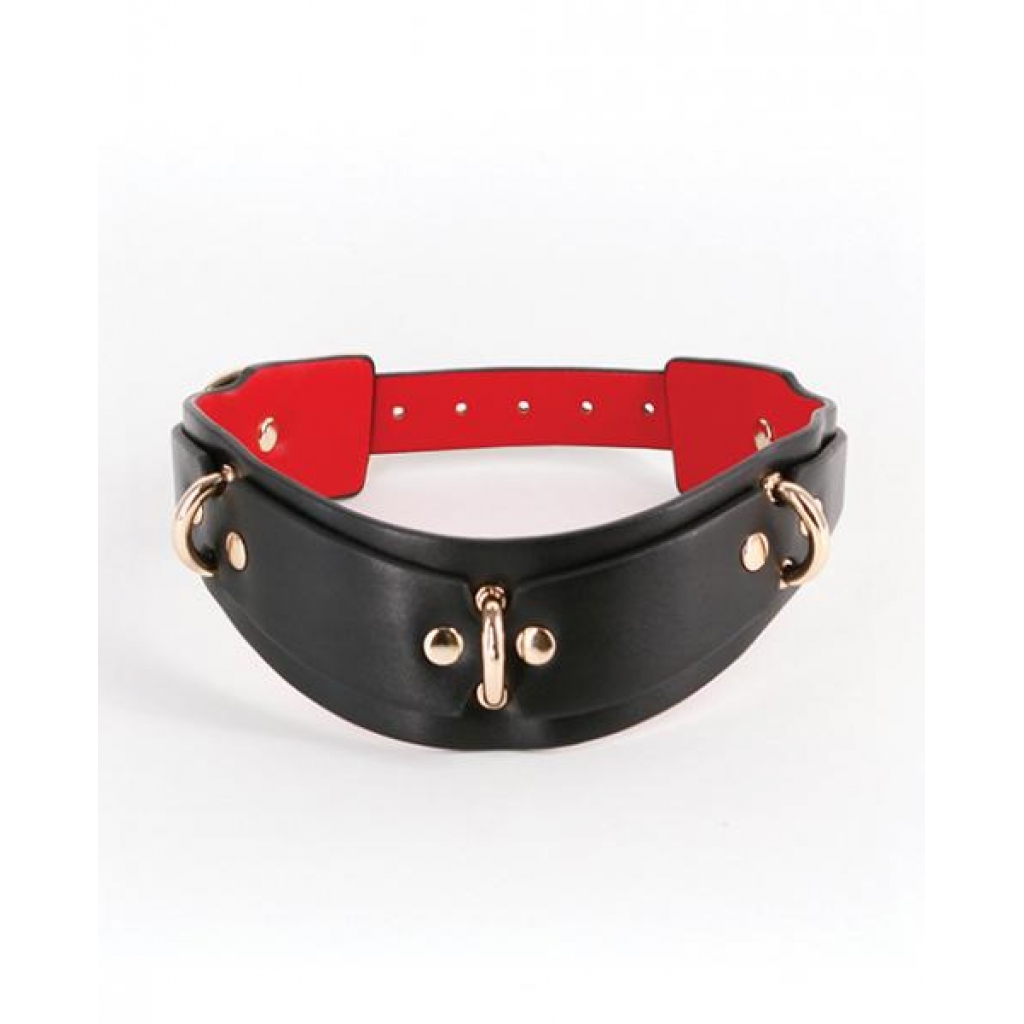 Fetish & Fashion Lilith Collar - Black/Red