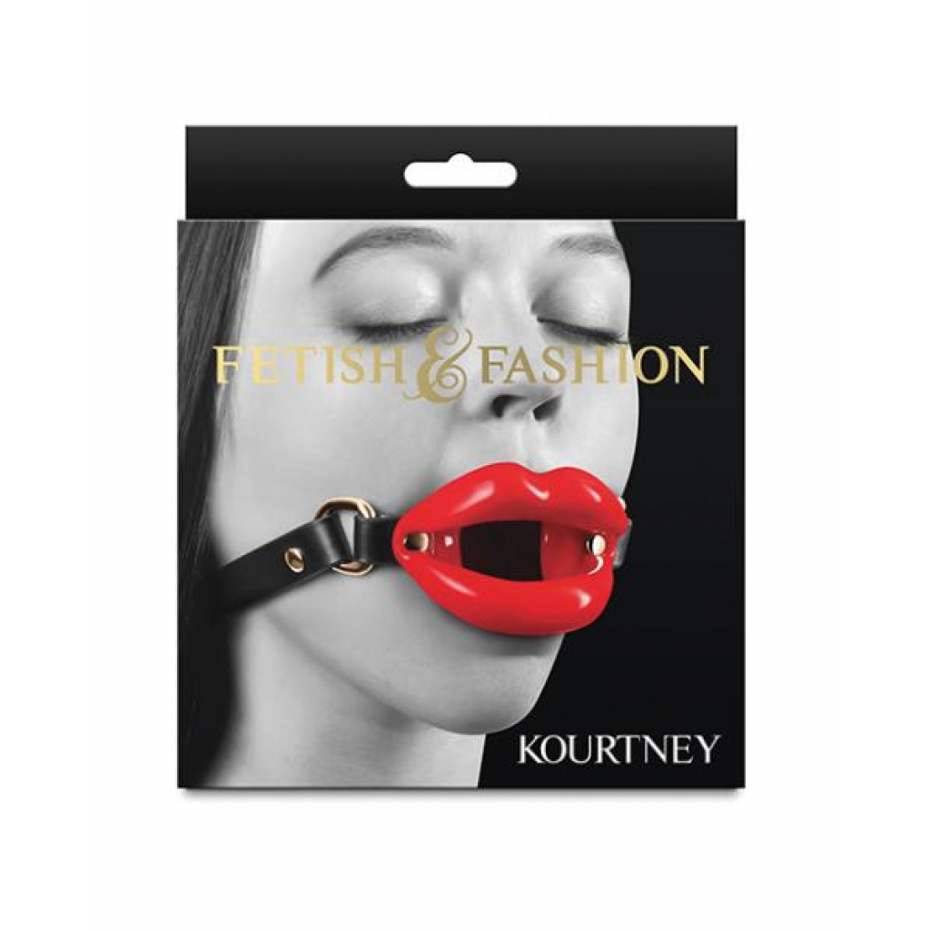 Fetish & Fashion Kourtney Gag - Black/red