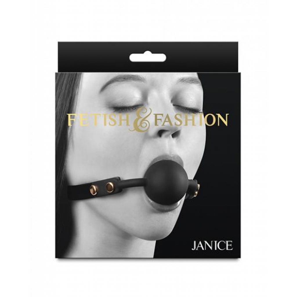 Fetish & Fashion Janice Ball Gag - Black