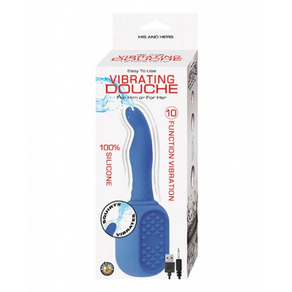 Vibrating Douche - Blue, Pleasure Meets Hygiene