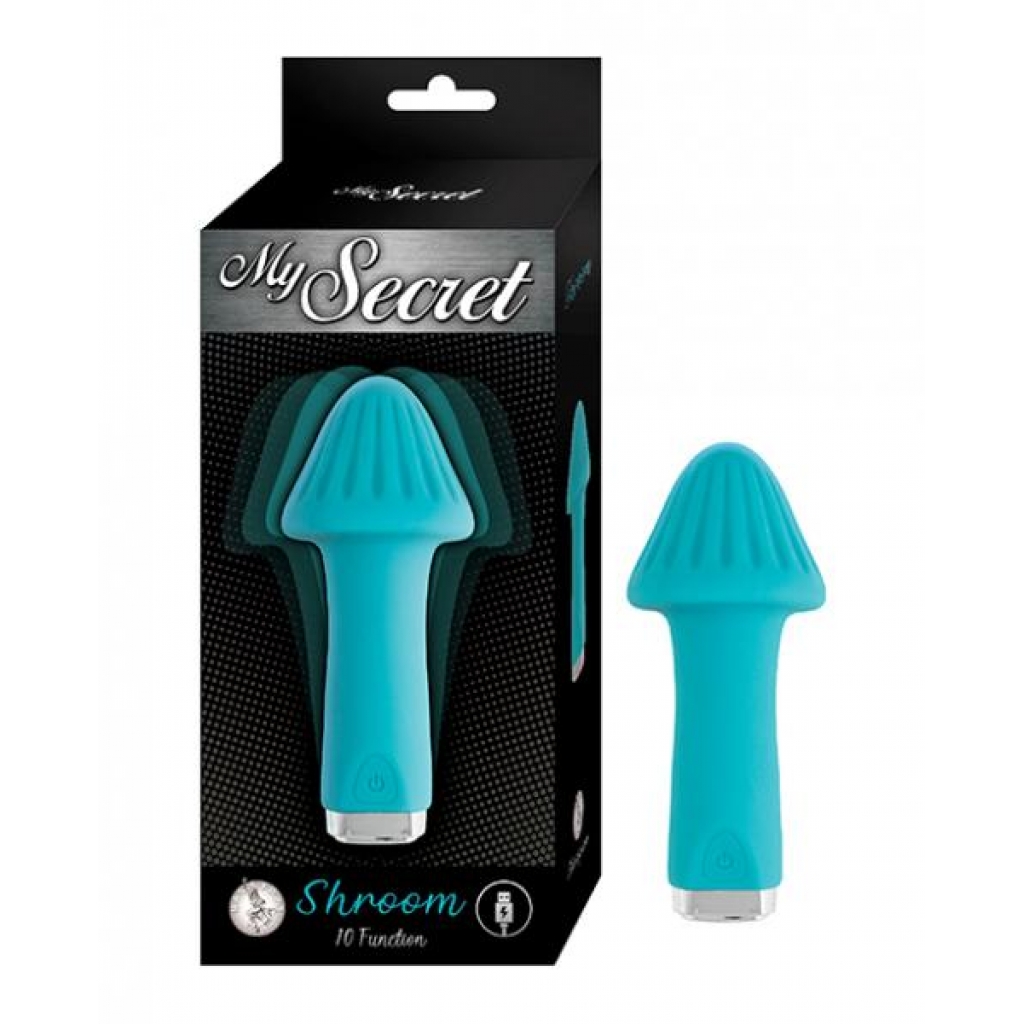 My Secret Shroom - Aqua Teal Bullet Vibrator