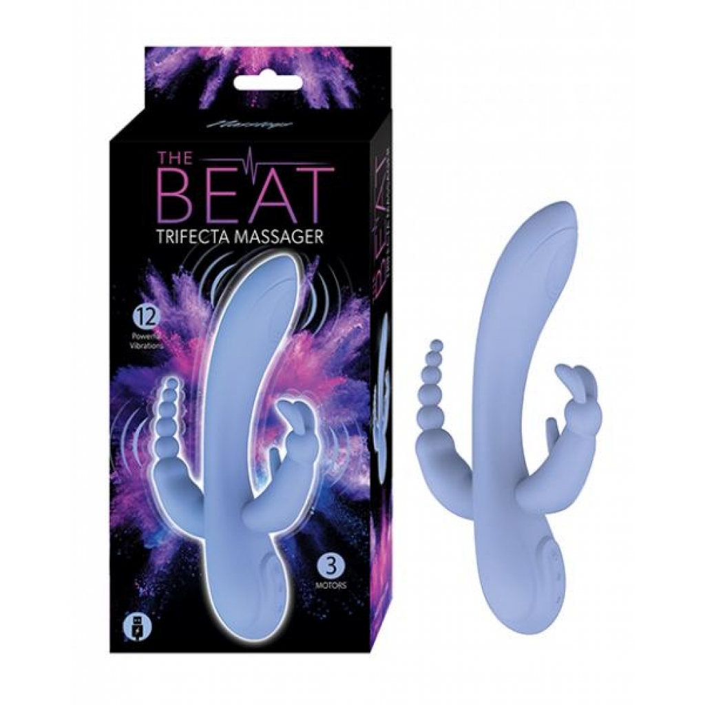 The Beat Trifecta Massager - Violet Purple