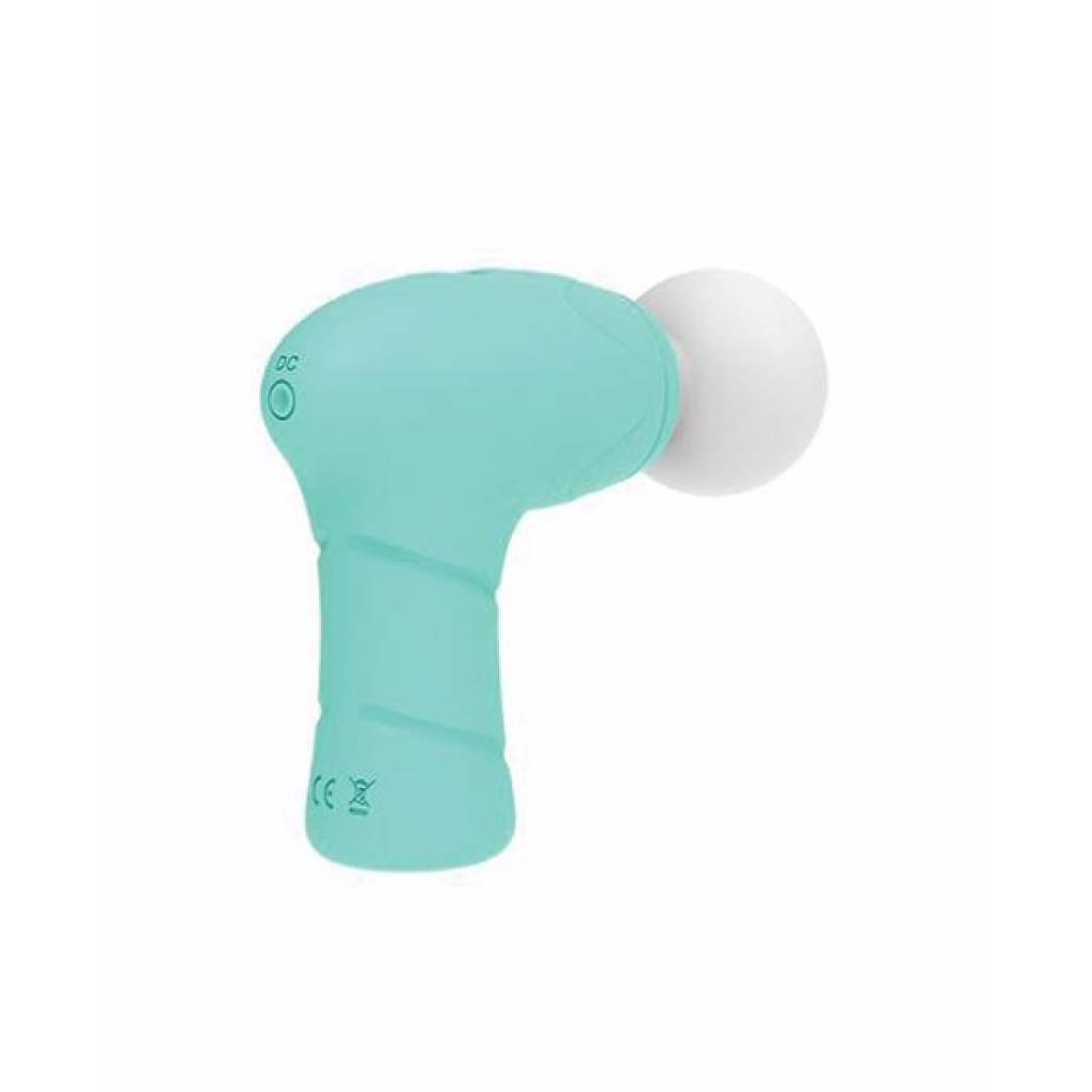 Wild Pop Vibe Pocket Purr Mini Massager - Aqua Teal