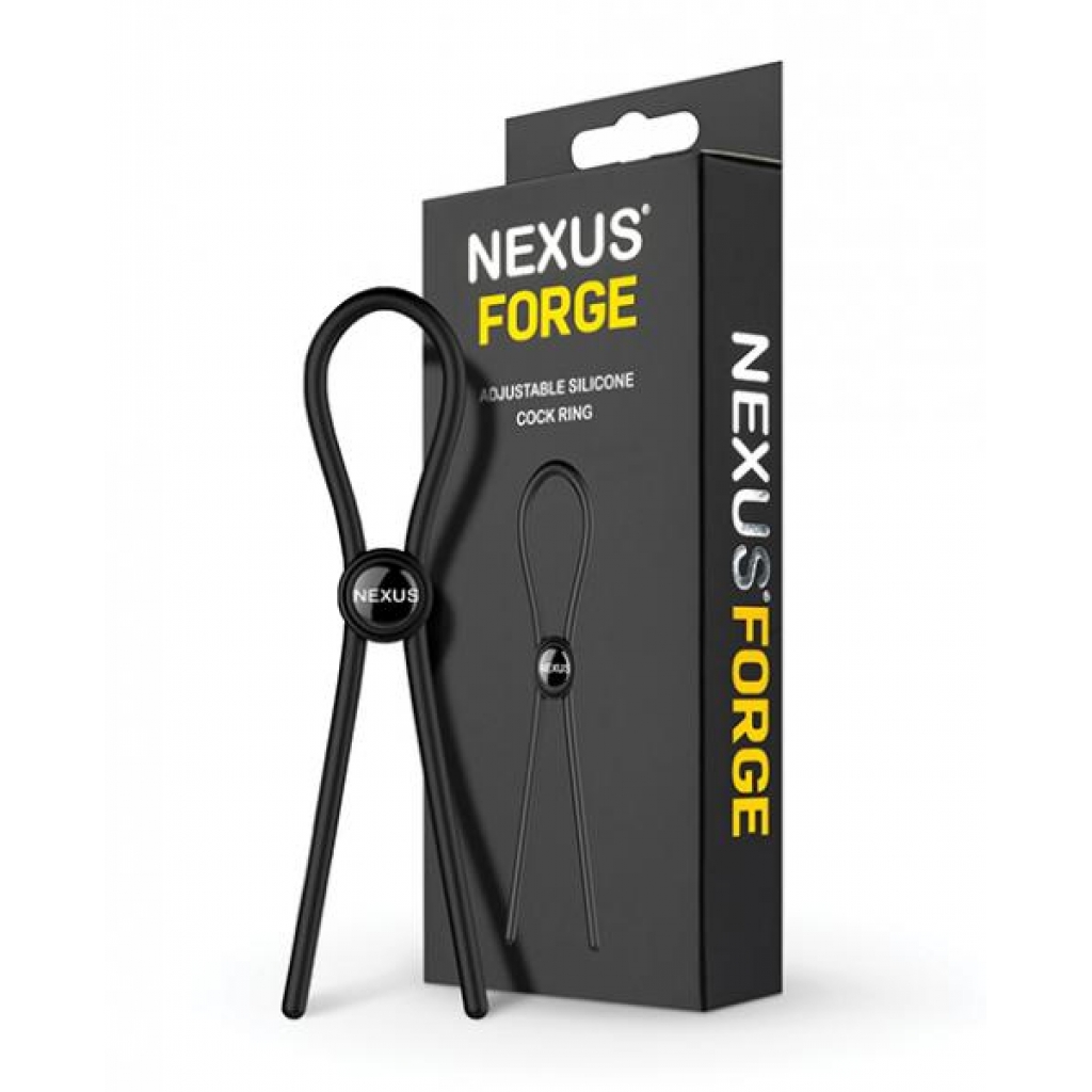 Nexus Forge Adjustable Cock Ring - Black