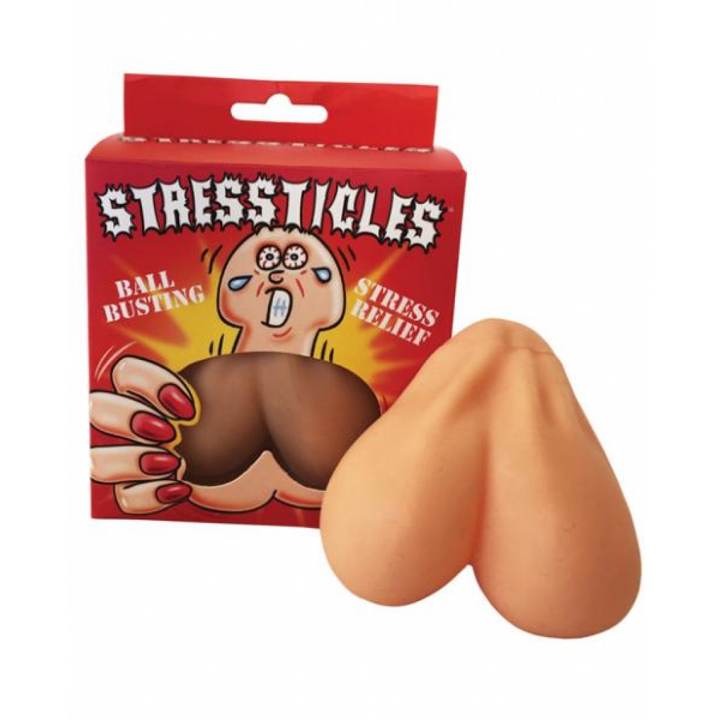 Stressticles Stress Relief - Beige Squeeze Balls