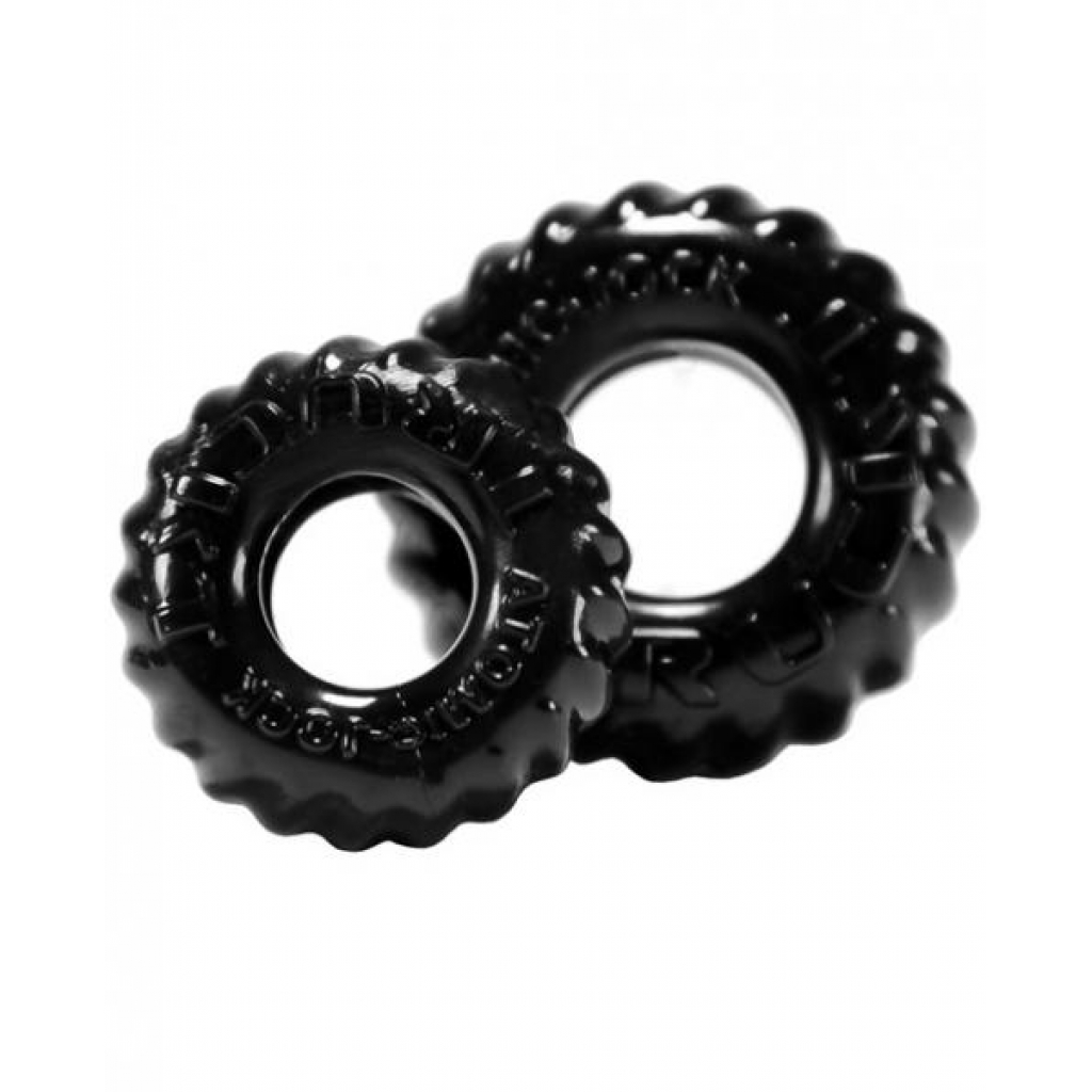 Oxballs Truckt Cock & Ball Ring Black 2-Pack