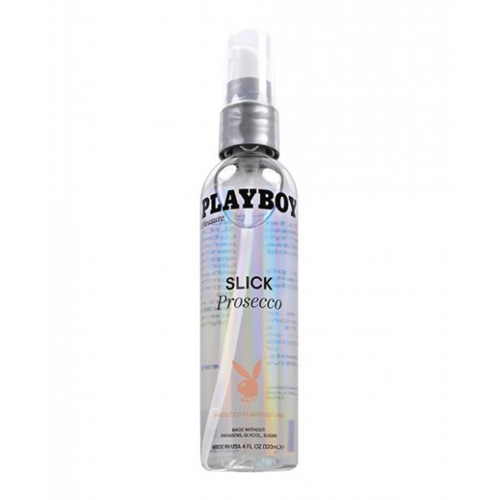 Playboy Pleasure Slick Lubricant - 4 Oz Prosecco