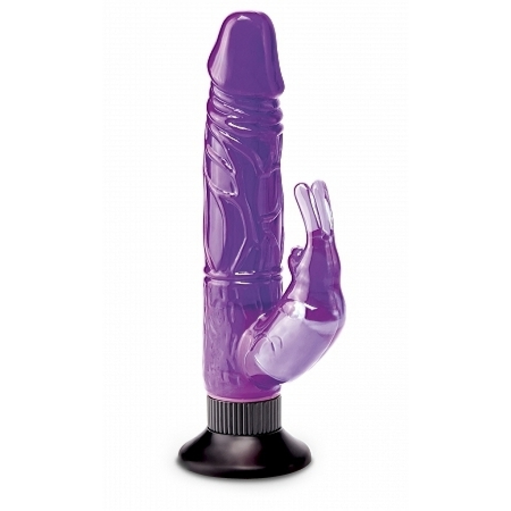 Waterproof Bunny Wall Bangers - Purple Vibrator