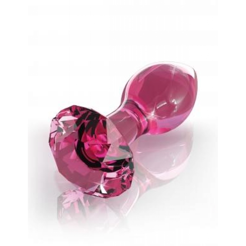 Icicles No 79 Pink Glass Massager Gem End