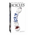 Icicles No. 18 Hand Blown Glass Massager - Clear