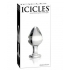 Icicles No 25 Glass Anal Plug - Clear